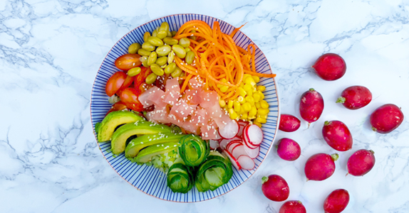 Pokébowl met tonijn